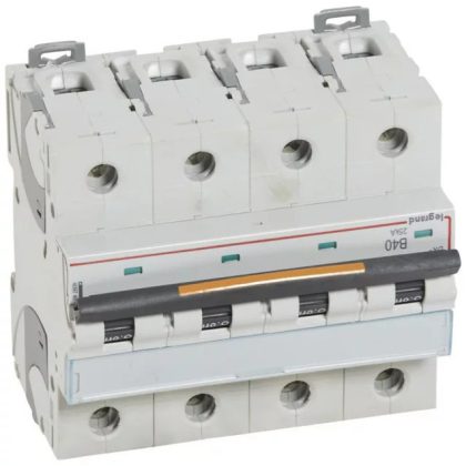 LEGRAND 409746 DX3 kismegszakító 25kA 4P 400V~ B40
