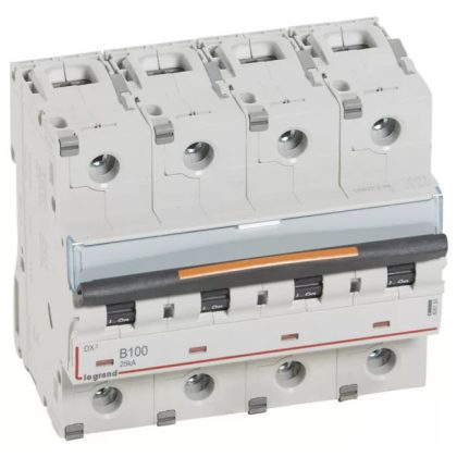 LEGRAND 409750 DX3 kismegszakító 25kA 4P 400V~ B100
