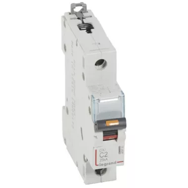 LEGRAND 409752 DX3 circuit breaker 25kA 1P 230/400V~ C2 LEGRAND 409752 DX3 circuit breaker 25kA 1P 230/400V~ C2