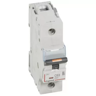 LEGRAND 409761 DX3 kismegszakító 25kA 1P 230/400V~ C63