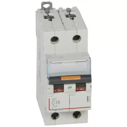 LEGRAND 409770 DX3 kismegszakító 25kA 2P 230/400V~ C25