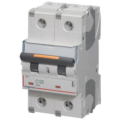 LEGRAND 409777 DX3 kismegszakító 25kA 2P 230/400V~ C125