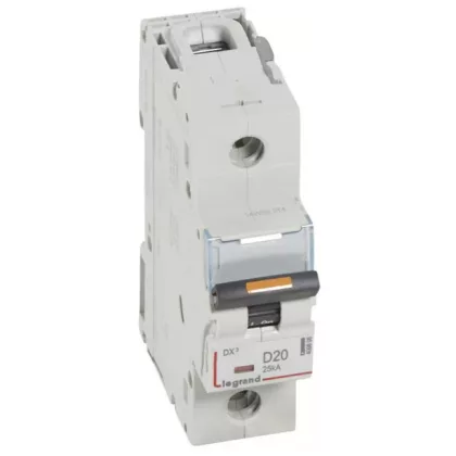LEGRAND 409808 DX3 kismegszakító 25kA 1P 230/400V~ D20