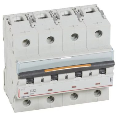 LEGRAND 409849 DX3 kismegszakító 25kA 4P 400V~ D32