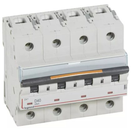 LEGRAND 409850 DX3 circuit breaker 25kA 4P 400V~ D40
