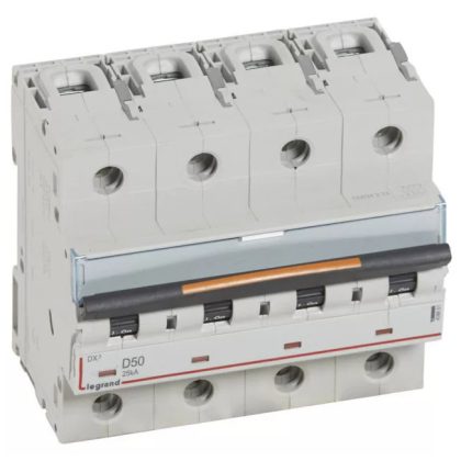 LEGRAND 409851 DX3 kismegszakító 25kA 4P 400V~ D50