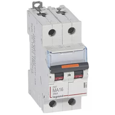 LEGRAND 409872 DX3 kismegszakító 25kA 2P 230/400V~ MA16