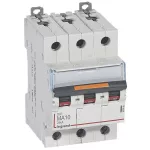 LEGRAND 409880 DX3 kismegszakító 25kA 3P 400V~ MA10