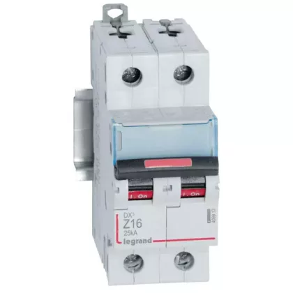 LEGRAND 409913 DX3 kismegszakító 25kA 2P Z16