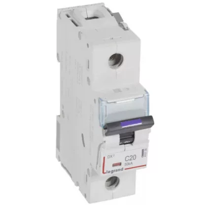 LEGRAND 410136 DX3 kismegszakító 50kA 1P 230/400V~ C20