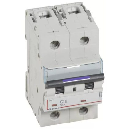 LEGRAND 410148 DX3 kismegszakító 50kA 2P 230/400V~ C16