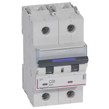 LEGRAND 410149 DX3 kismegszakító 50kA 2P 230/400V~ C20