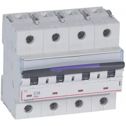 LEGRAND 410177 DX3 kismegszakító 50kA 4P 400V~ C32