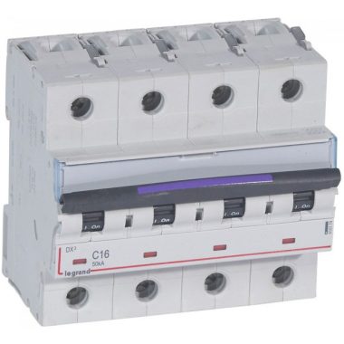 LEGRAND 410178 DX3 kismegszakító 50kA 4P 400V~ C40