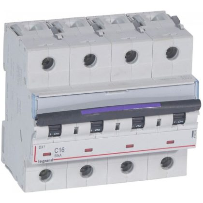 LEGRAND 410179 DX3 kismegszakító 50kA 4P 400V~ C50