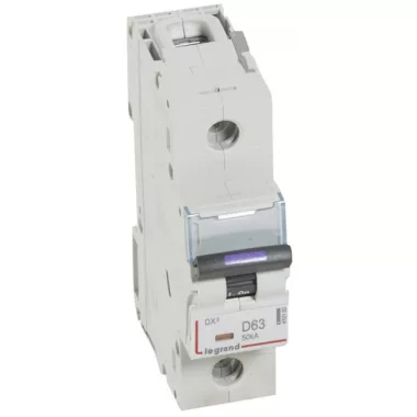 LEGRAND 410193 DX3 circuit breaker 50kA 1P 230/400V~ D63 LEGRAND 410193 DX3 circuit breaker 50kA 1P 230/400V~ D63
