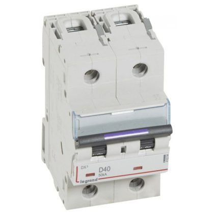 LEGRAND 410204 DX3 circuit breaker 50kA 2P 230/400V~ D40