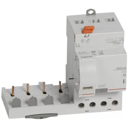 LEGRAND 410511 DX3 áramvédő relé 4P 400V~ AC 40A 300mA