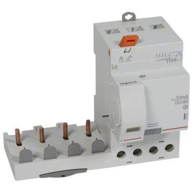 Releu de protecție curent LEGRAND 410534 DX3 4P 400V ~ Hpi 63A 30mA