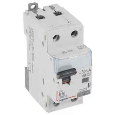 LEGRAND 410963 DX3 1P+N kombinált áram-védőkapcsoló B10 6000A / 10kA 30mA A típus