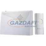 COMMEL 411-106 vezeték nélküli csengő, 80dB, 80m, IP44