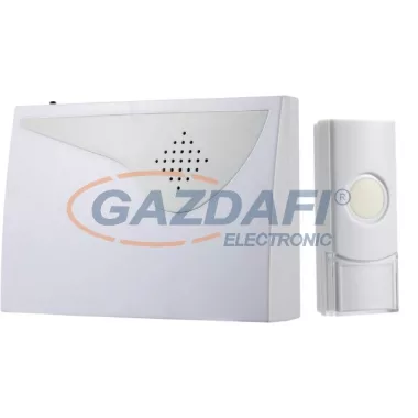 COMMEL 411-106 vezeték nélküli csengő, 80dB, 80m, IP44 COMMEL 411-106 vezeték nélküli csengő, 80dB, 80m, IP44