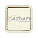   SCHNEIDER/ELSO 411200 Kétpólusú kapcsoló, IP44, 16A, csavaros bekötés, gyöngyfehér