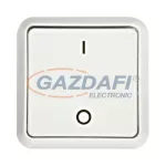   SCHNEIDER/ELSO 411204 Kétpólusú kapcsoló, IP44, 16A, csavaros bekötés, fehér