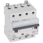   LEGRAND 411223 DX3 4P kombinált áram-védőkapcsoló B10 6000A / 10kA 30mA A típus