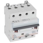   LEGRAND 411225 DX3 4P kombinált áram-védőkapcsoló B20 6000A / 10kA 30mA A típus