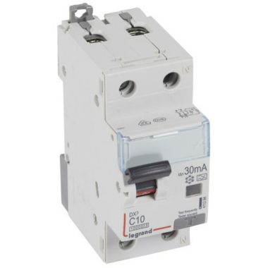 LEGRAND 411294 DX3 1P+N kombinált áram-védőkapcsoló C10 10000A / 10kA 30MA A típus