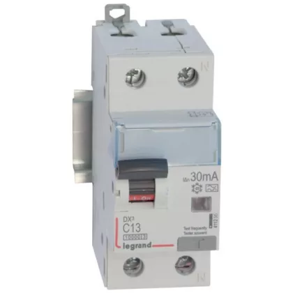   LEGRAND 411295 DX3 1P+N kombinált áram-védőkapcsoló C13 10000A / 10kA 30MA A típus