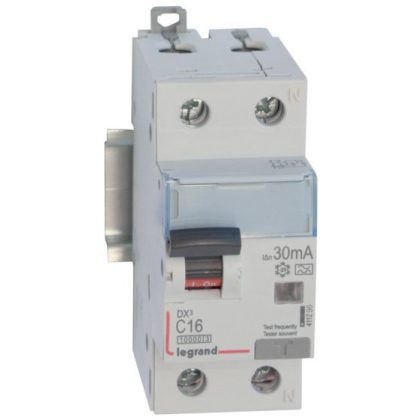   LEGRAND 411296 DX3 1P+N kombinált áram-védőkapcsoló C16 10000A / 10kA 30MA A típus