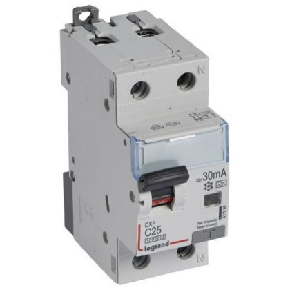   LEGRAND 411298 DX3 1P+N kombinált áram-védőkapcsoló C25 10000A / 10kA 30MA A típus