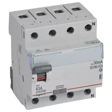LEGRAND 411816 TX3 întreruptor 4P D 63A 30MA A-HPI