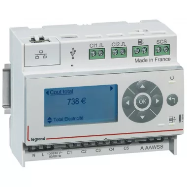 LEGRAND 412000 EMDX3 univerzális mérőközpont