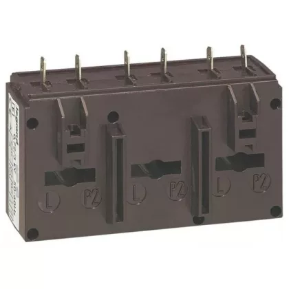   LEGRAND 412158 Háromfázisú áramváltó 400/5A, (20,5x5,5 mm) gyűjtősínhez