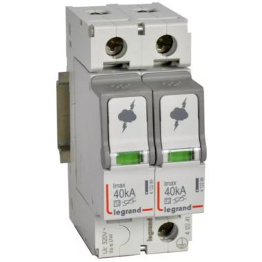 LEGRAND 412241 Túlfeszültség-levezető T2 40KA 2P