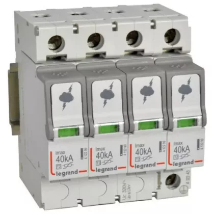 LEGRAND 412243 Túlfeszültség-levezető T2 40KA 4P