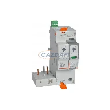 LEGRAND 412262 Túlfeszültség-levezető kiegészítő modullal T2 20KA 1P+N NR +SD