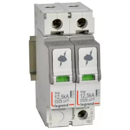 LEGRAND 412271 Túlfeszültség-levezető T1+T2 12,5KA 2P
