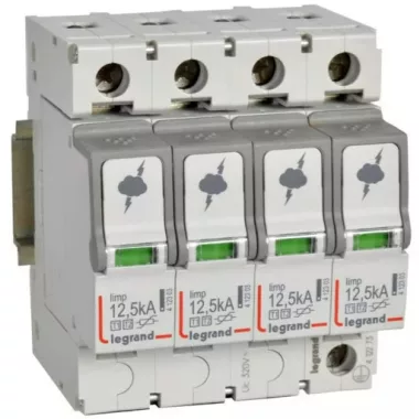 LEGRAND 412273 Túlfeszültség-levezető T1+T2 12,5KA 4P