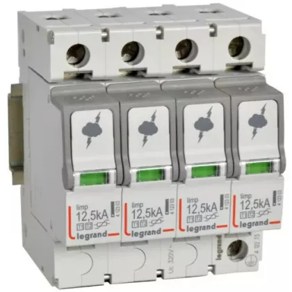LEGRAND 412273 Túlfeszültség-levezető T1+T2 12,5KA 4P