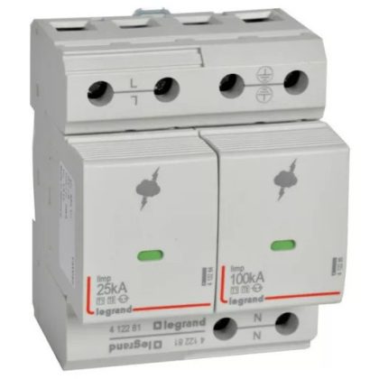 LEGRAND 412281 Túlfeszültség-levezető T1 25KA 1P+N +SD