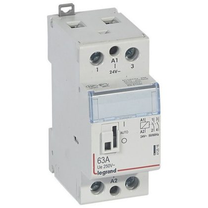 LEGRAND 412516 CX3 moduláris kontaktor 63A 24V 2Z - karral