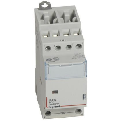 LEGRAND 412536 CX3 moduláris kontaktor 25A 230V 4Ny
