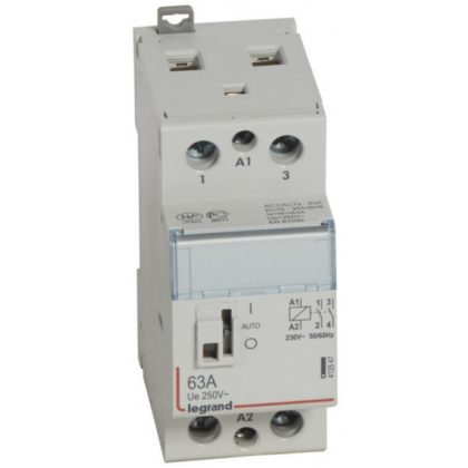 LEGRAND 412547 CX3 moduláris kontaktor 63A 230V 2Z - karral