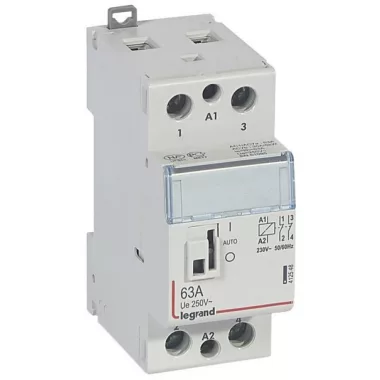 LEGRAND 412548 CX3 moduláris kontaktor 63A 230V 2Ny - karral