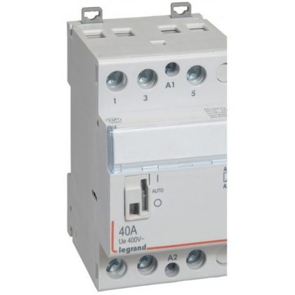 LEGRAND 412549 CX3 modular contactor with 40A 230V 3Z arm