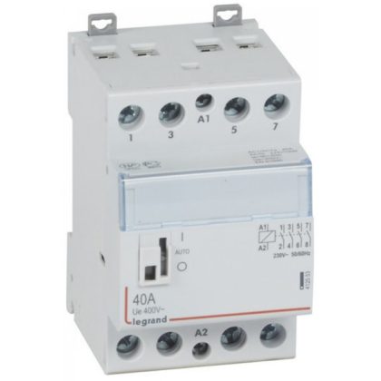 LEGRAND 412553 CX3 modular contactor with 40A 230V 4Z arm